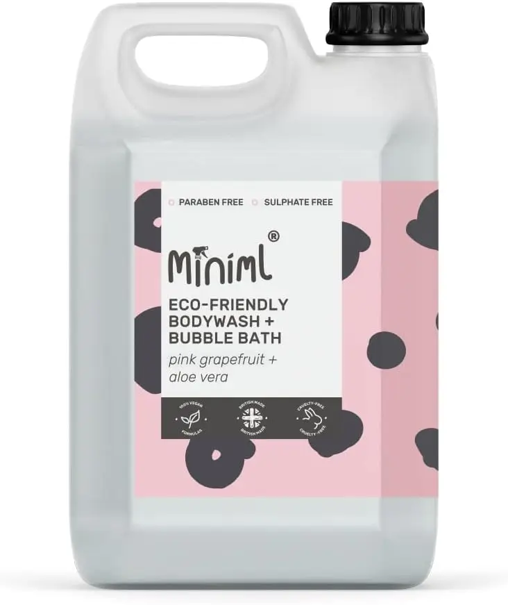 2. Miniml All Natural Body Wash and Bubble Bath